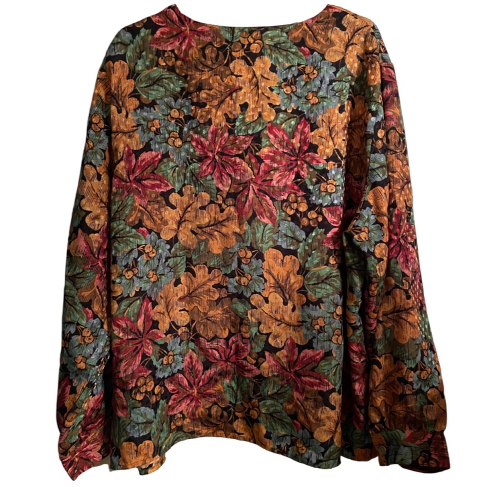Plus Size Vintage Statement Blouse - image 4